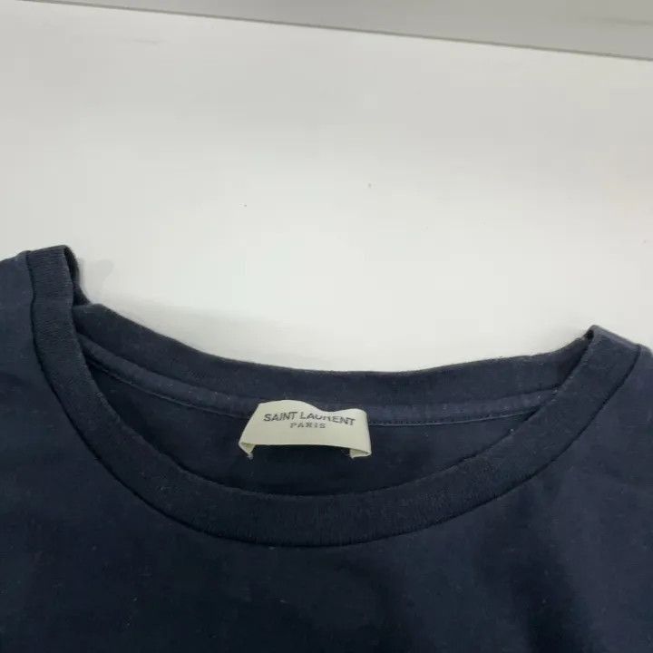 Saint Laurent Paris Saint Laurent Logo Crew Neck T-Shirt for Men-2507 Size US XXL / EU 58 / 5 - 2 Thumbnail