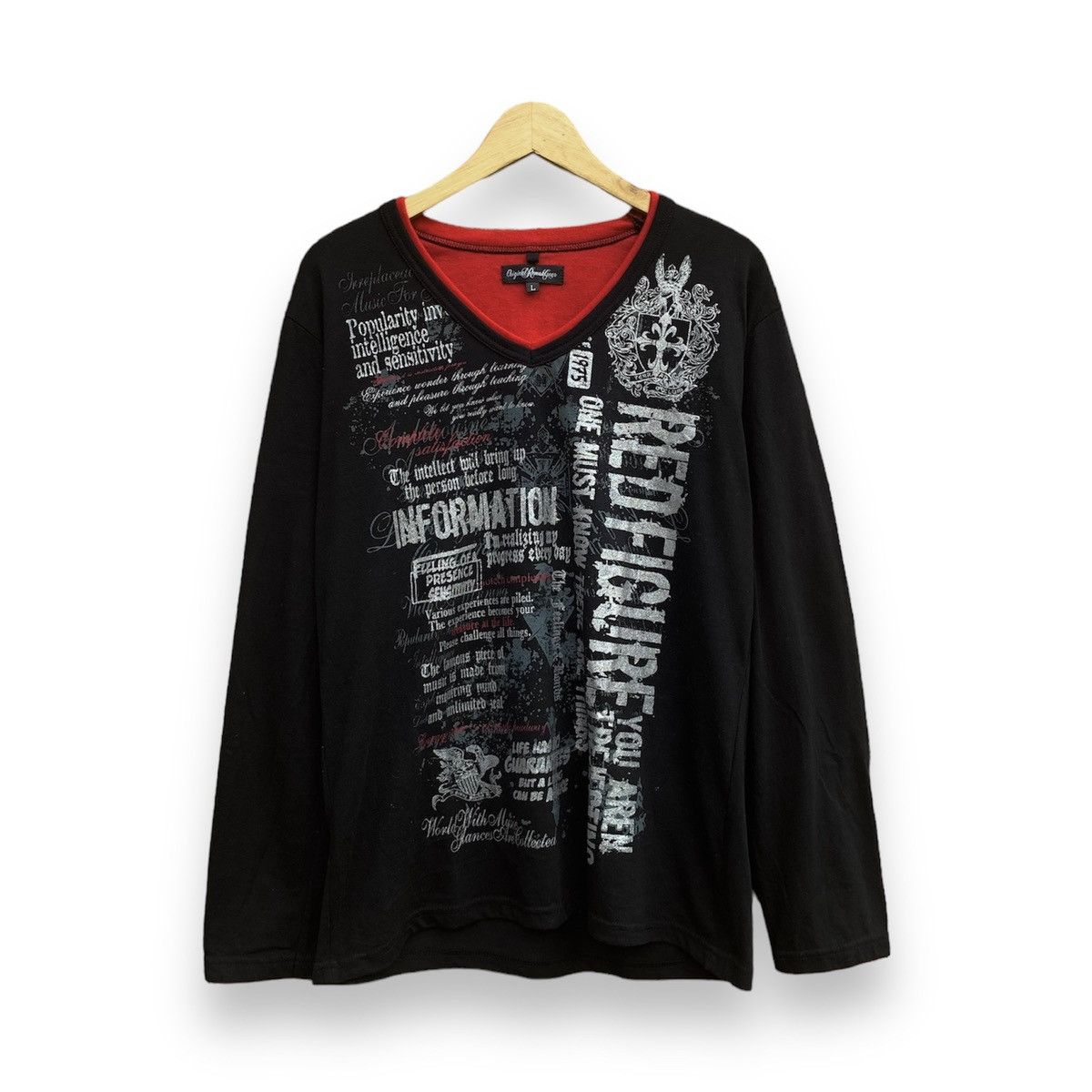 If Six Was Nine × Japanese Brand × Le Grande Bleu (L.G.B.) Original remak gear poem longsleeave Size US L / EU 52-54 / 3 - 1 Thumbnail