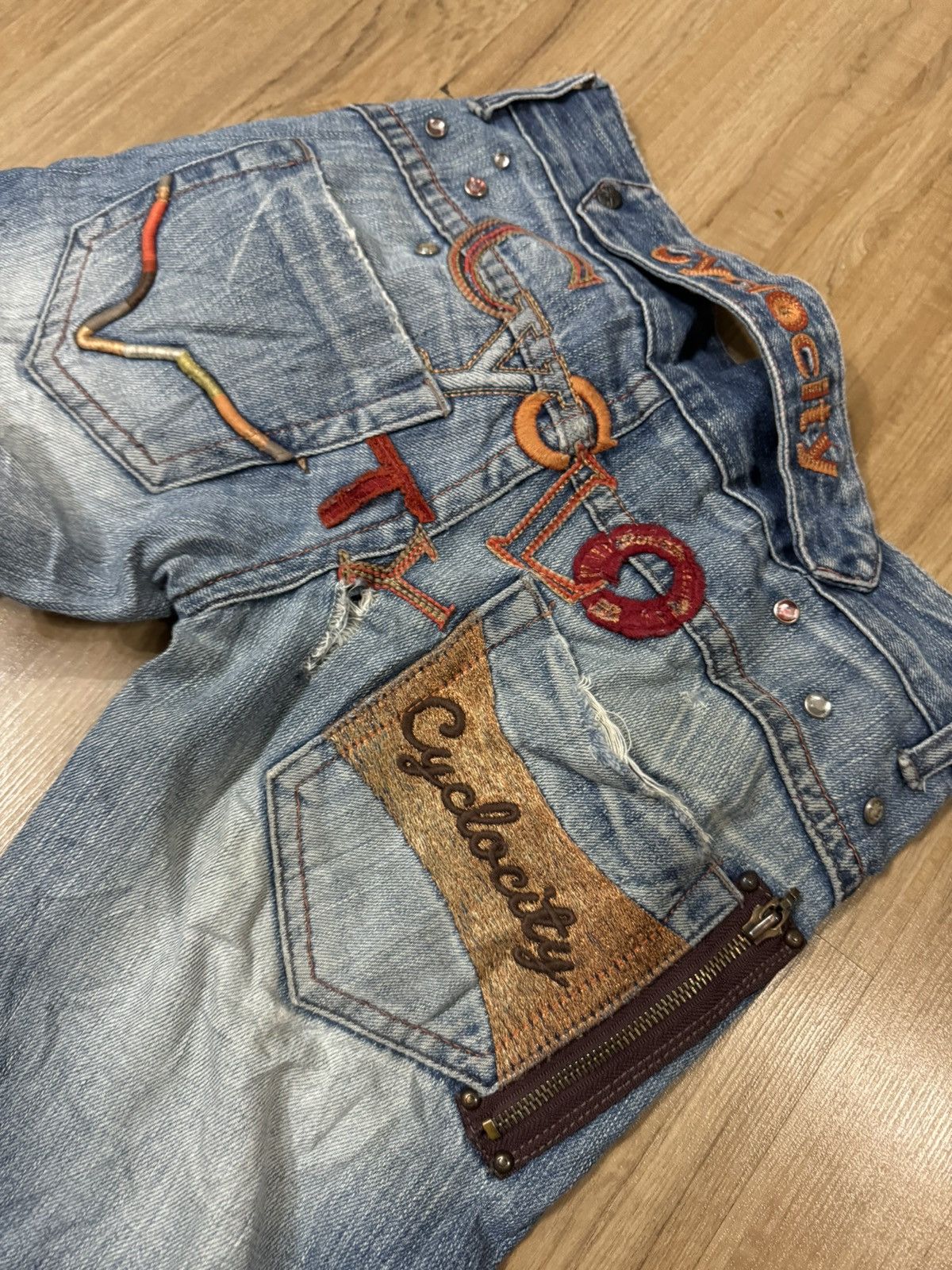 Other CYCLOCITY FLARE JEANS Size 30" / US 8 / IT 44 - 4 Thumbnail