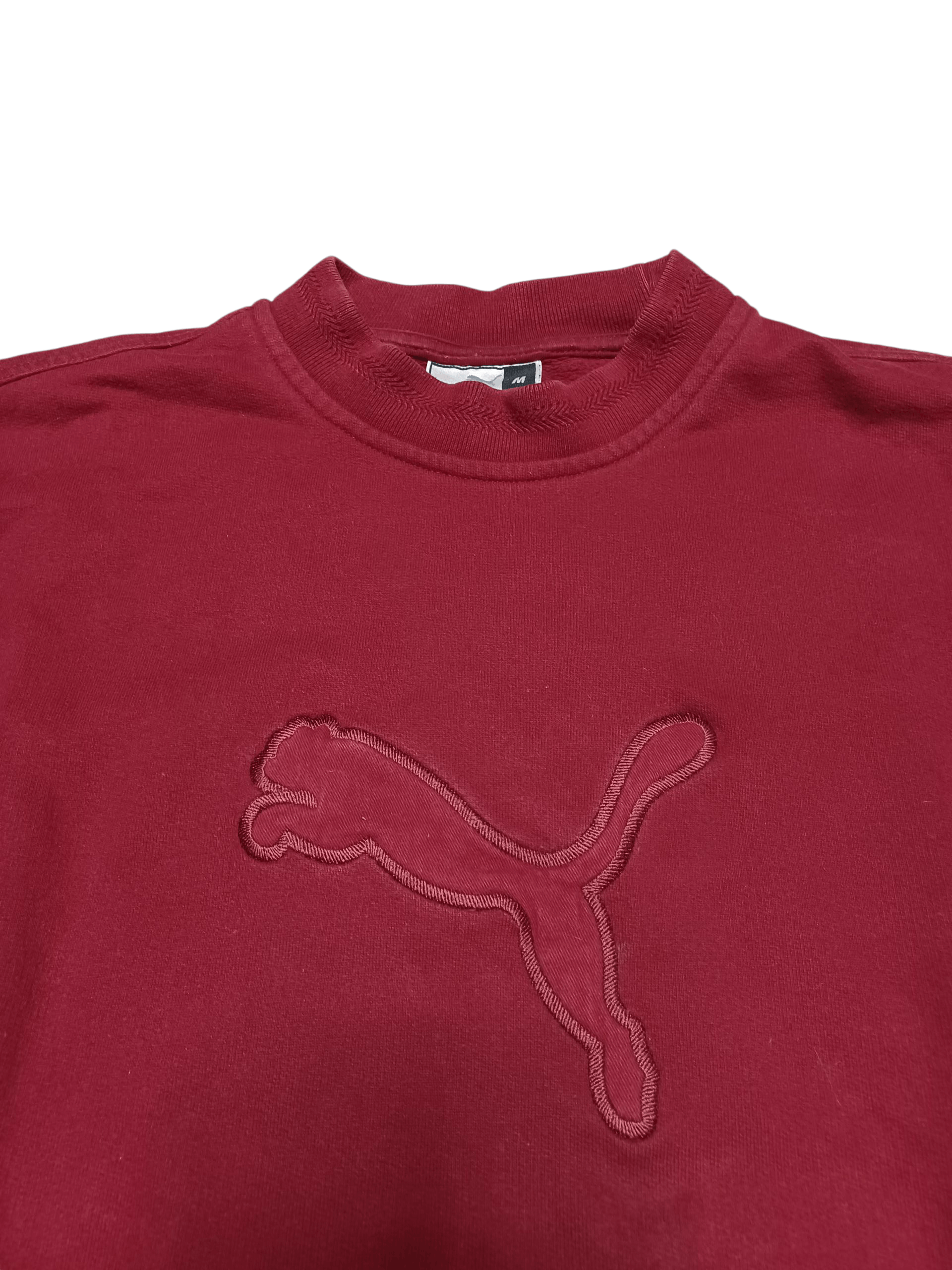 Puma PUMA VINTAGE 90S BIG EMBROIDERED LOGO SWEATSHIRT Size US M / EU 48-50 / 2 - 2 Thumbnail