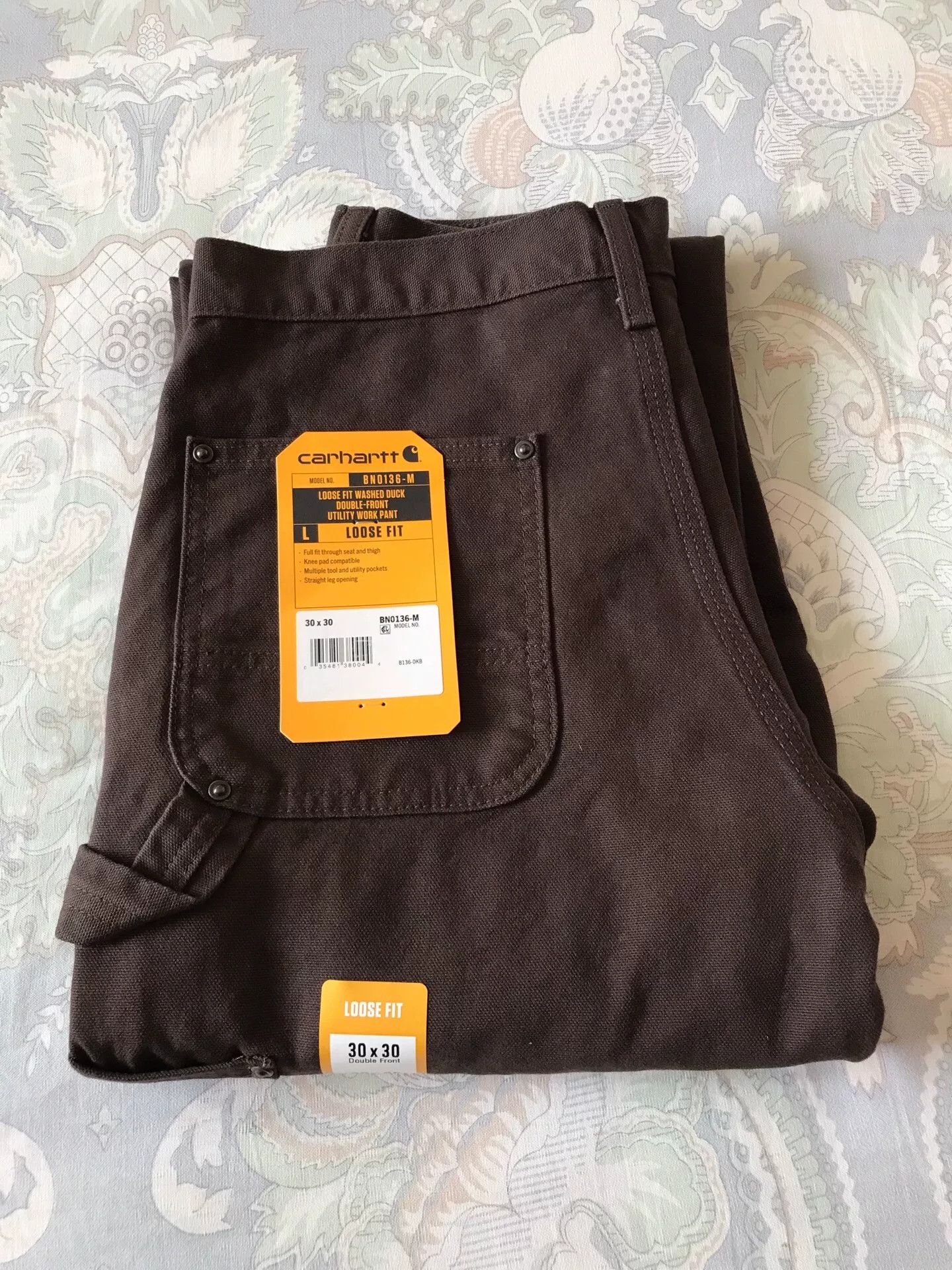Carhartt Carhartt B136 Double Knee Work Pants Size US 30 / EU 46 - 1 Thumbnail