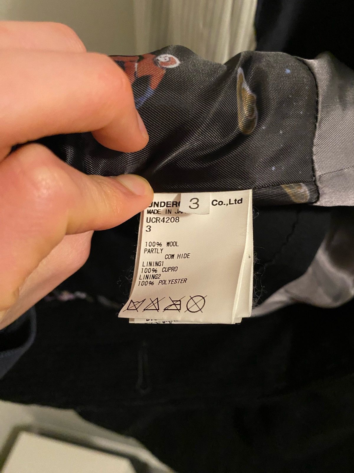 Undercover 16aw instant calm wool corduroy cow leather jacket Size US L / EU 52-54 / 3 - 12 Thumbnail