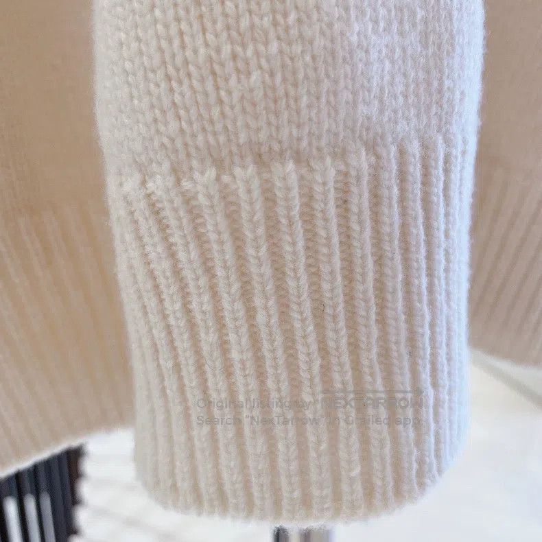 Loewe Loewe Signature logo gem sweater, advanced ivory white Size XS / US 0-2 / IT 36-38 - 5 Thumbnail