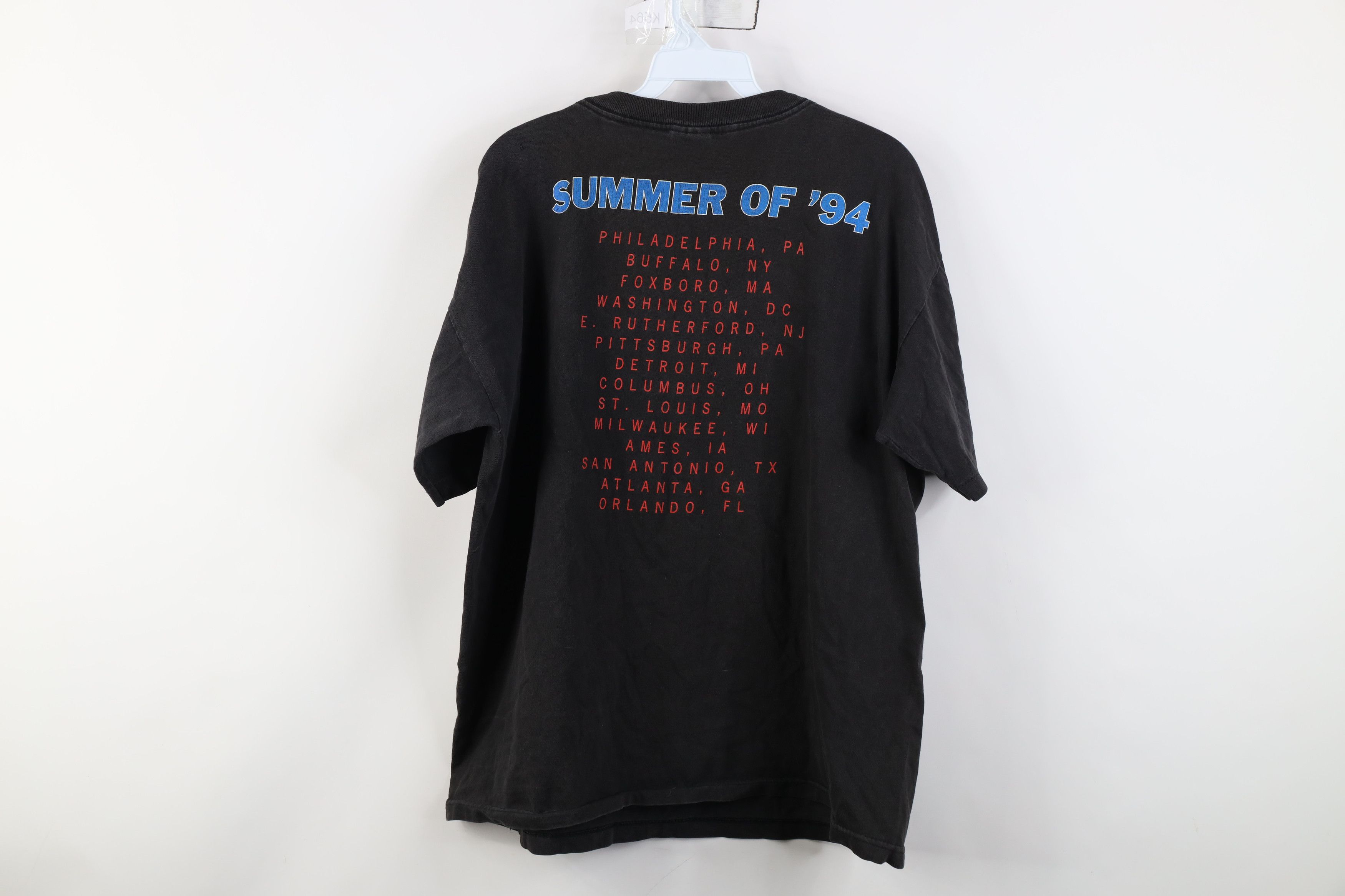 Vintage Vintage 90s 1994 Summer Tour Elton John Billy Joel T-Shirt Size US XL / EU 56 / 4 - 14 Thumbnail