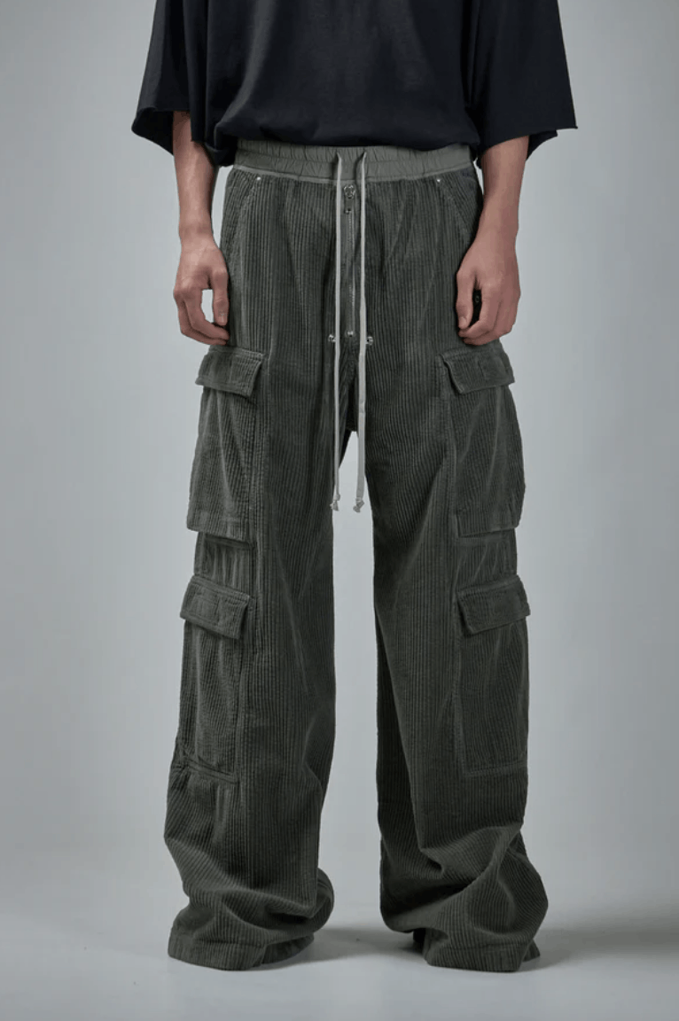 Rick Owens Drkshdw BNWT Double Jumbo Cargo Belas Corduroy Size US 30 / EU 46 - 2 Thumbnail