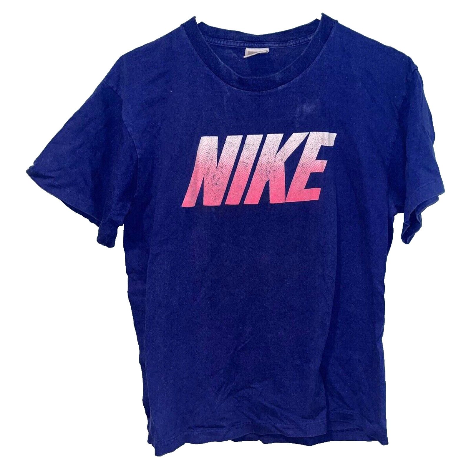 Nike Nike Shirt Adult L Short Sleeve Graphic Athletic T Spellout Size US L / EU 52-54 / 3 - 1 Thumbnail