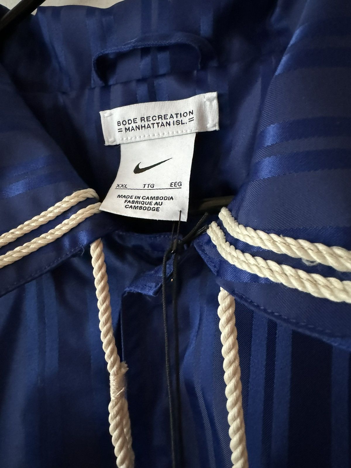 Bode Rec. and Nike Scrimmage Jacket - Blue