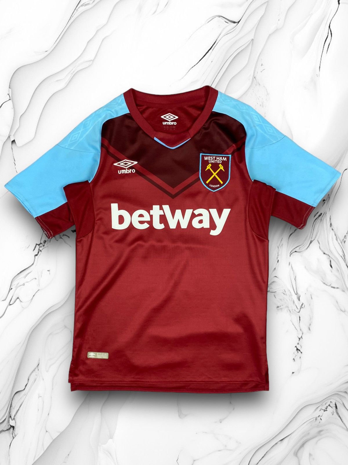 Umbro Umbro West Ham FC Soccer Jersey Tee T Shirt Size US M / EU 48-50 / 2 - 1 Thumbnail