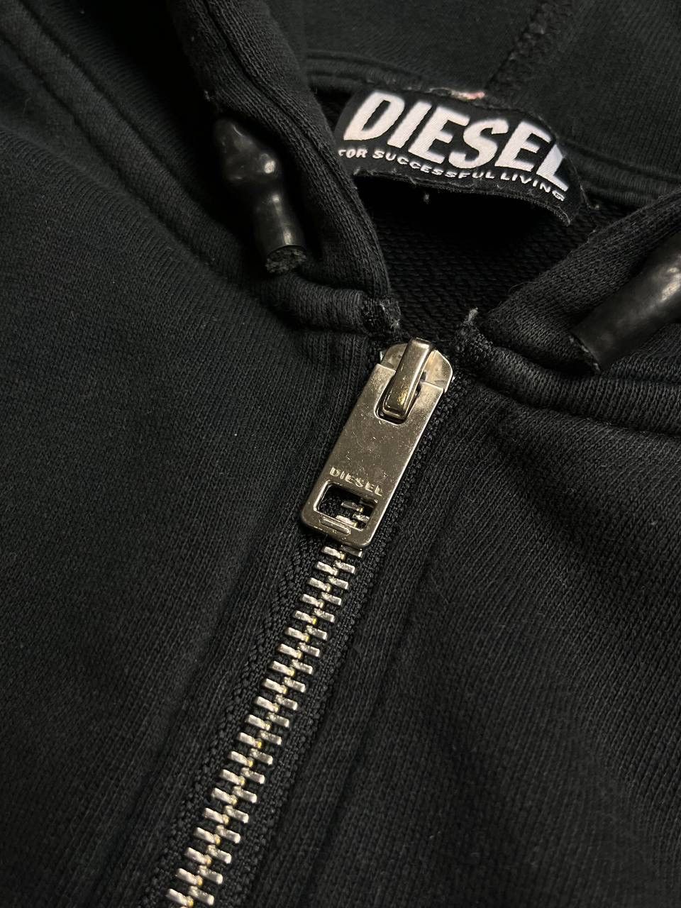 Diesel × Vintage Vintage Diesel Archival Boxy Zip Hoodie Y2K M Size US M / EU 48-50 / 2 - 7 Thumbnail