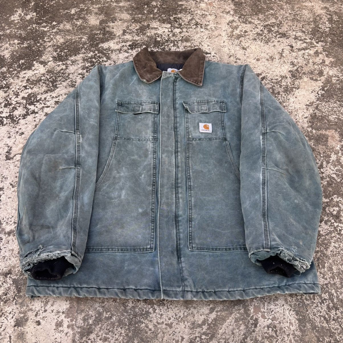 Carhartt Vintage Carhartt Arctic Jacket (HUNTER GREEN) Made in USA Size US XL / EU 56 / 4 - 3 Thumbnail