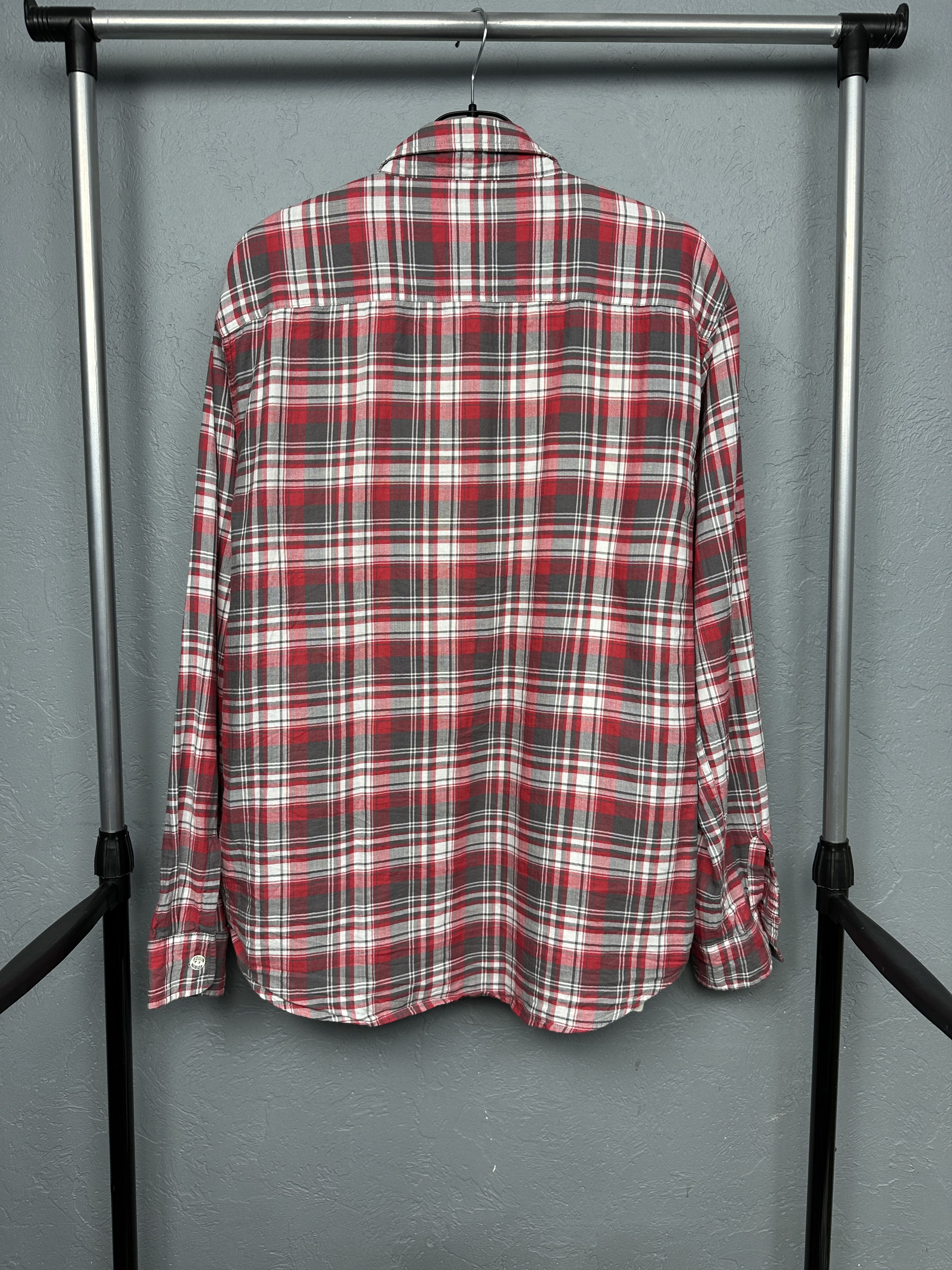 Edwin Edwin Mens Labour Flannel Plaid Shirt Size US XL / EU 56 / 4 - 7 Thumbnail