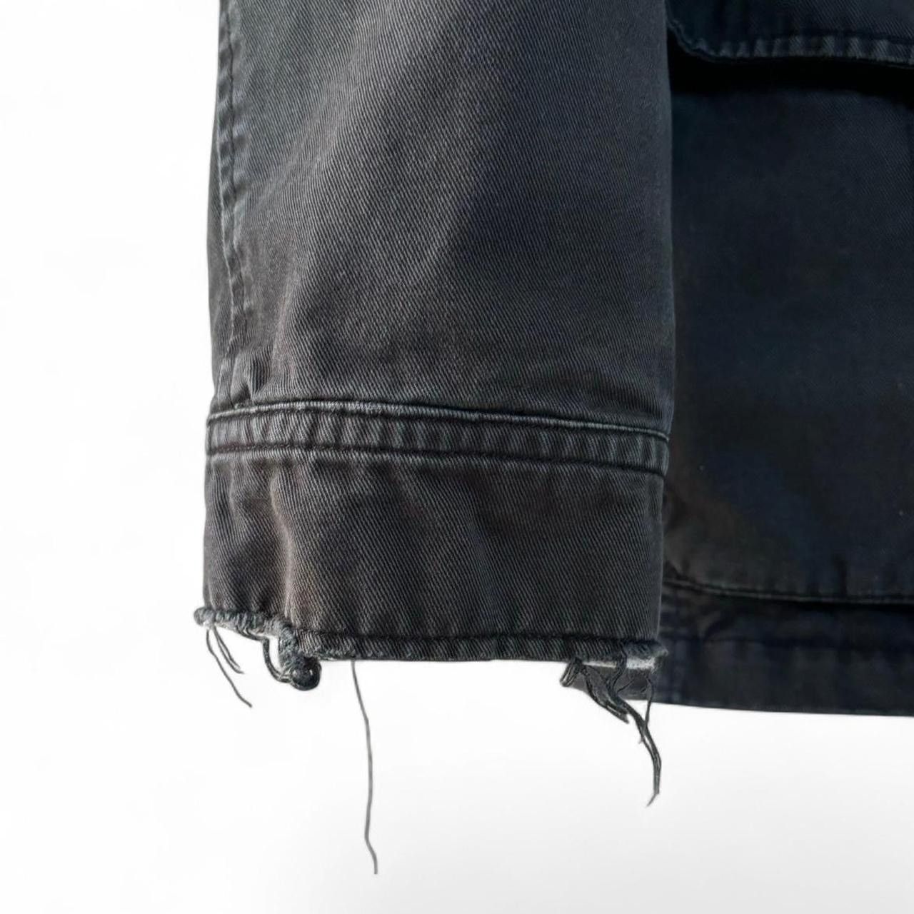 Tommy Hilfiger Vintage Tommy Hilfiger Faded Black Zip-Up Work Jacket Size US XL / EU 56 / 4 - 3 Thumbnail