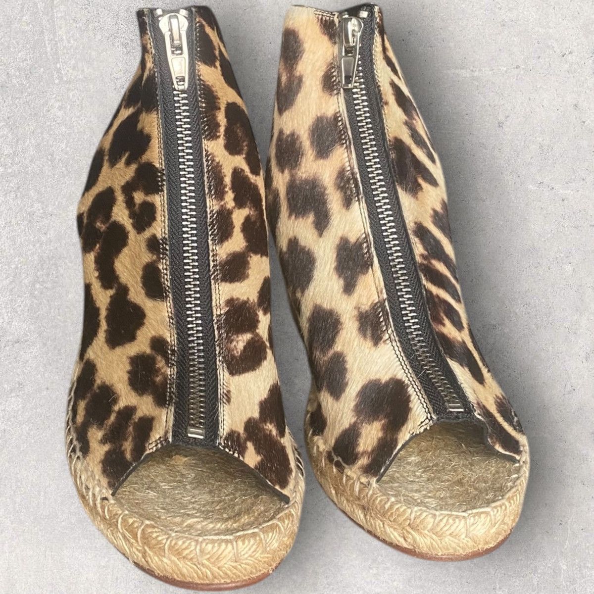 Celine × Phoebe Philo celine leopard espadrilles wedge Size US 8 / IT 38 - 3 Thumbnail