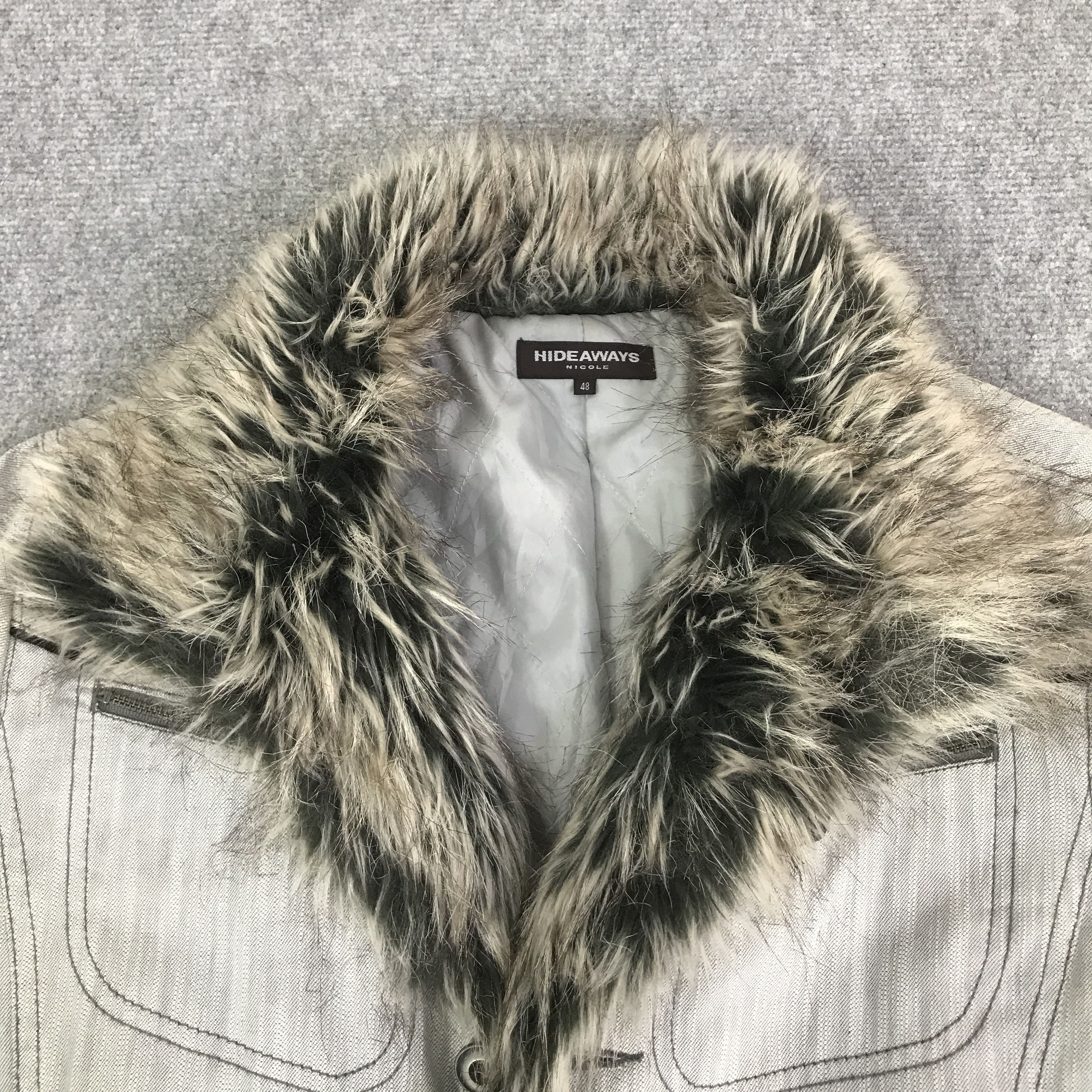 HIDEAWAYS HIDEAWAYS JAPAN FUR WINTER BUTTON JACKET K115B6 Size US M / EU 48-50 / 2 - 8 Thumbnail