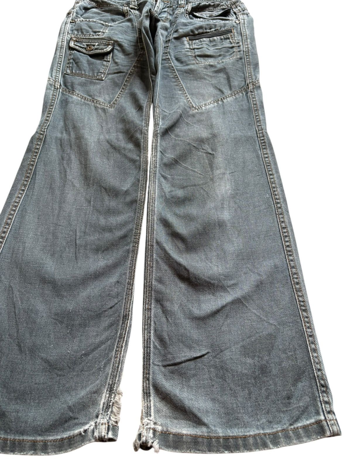 Japanese Brand Vintage Nicole Club For Men Tactical Bush Pant Flare Jeans Size US 28 / EU 44 - 7 Thumbnail