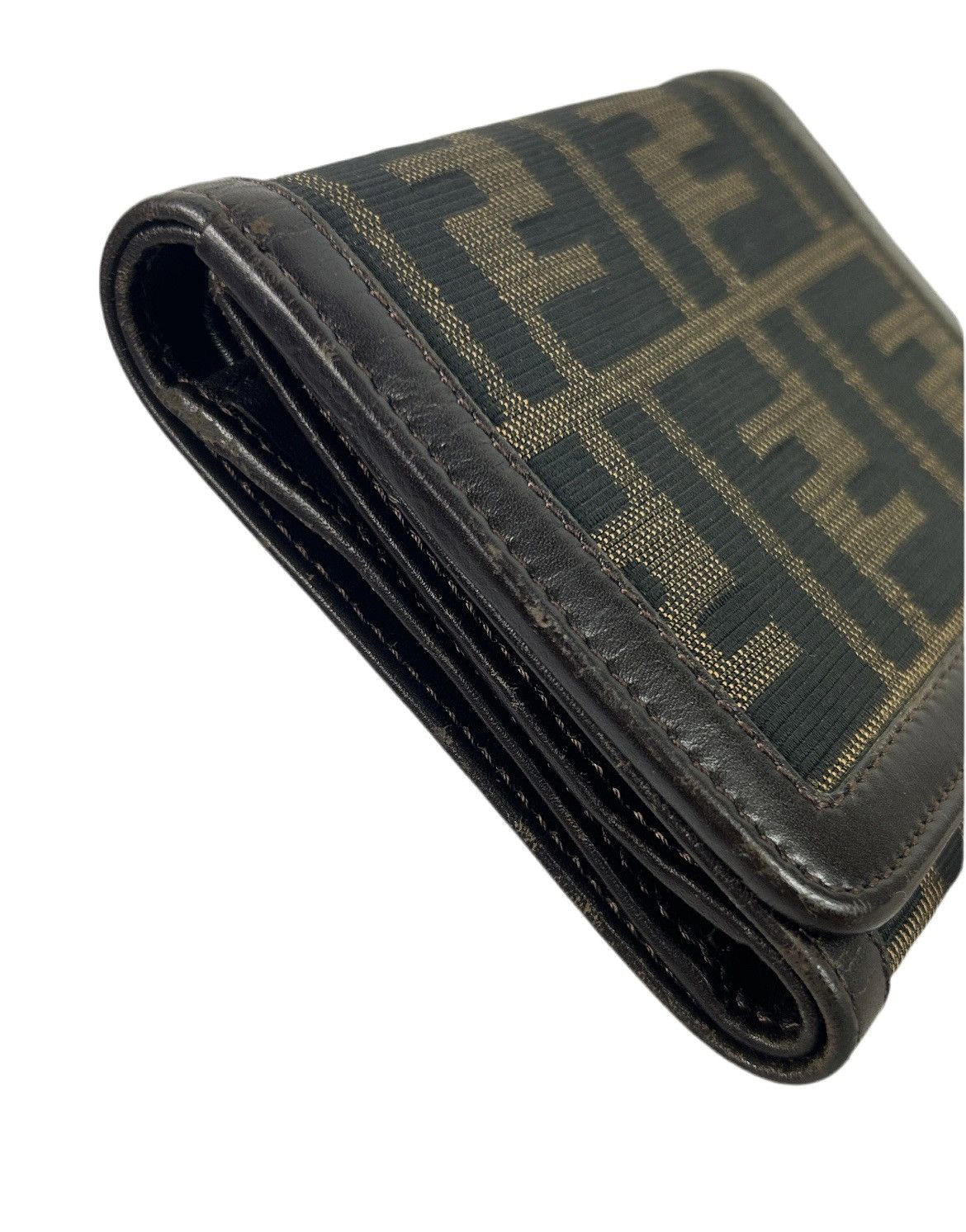 Fendi Fendi Zucca Monogram Trifold Wallet Size ONE SIZE - 9 Thumbnail