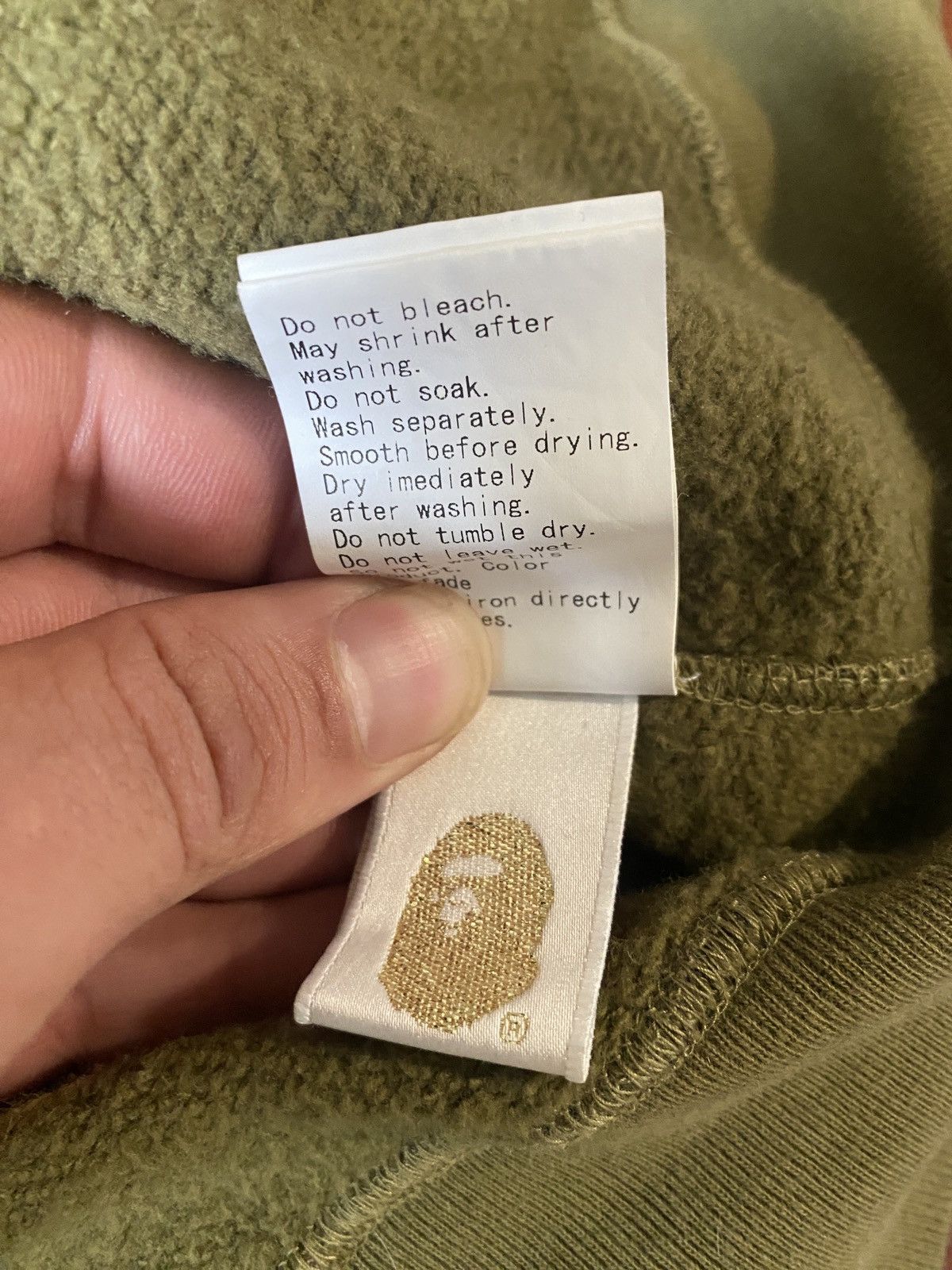 Bape hoodie wash tag best sale