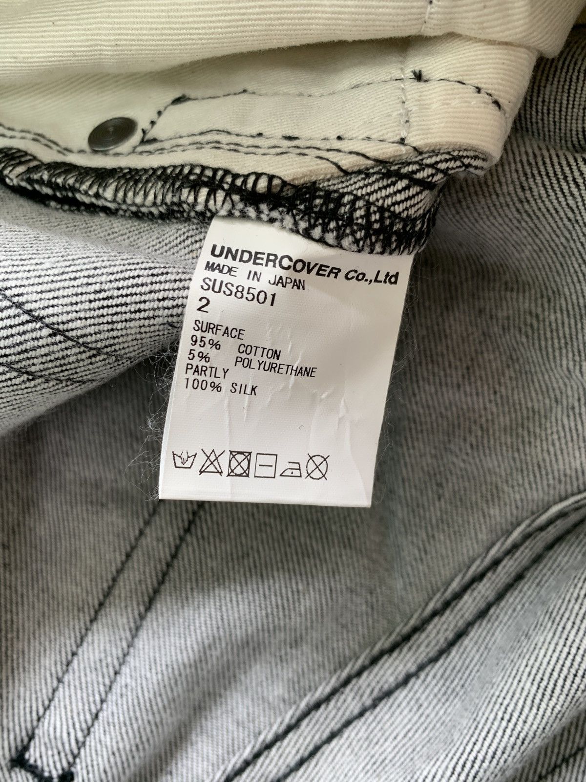 Undercover Sue undercover velvet logo skinny jeans Size US 27 - 9 Thumbnail