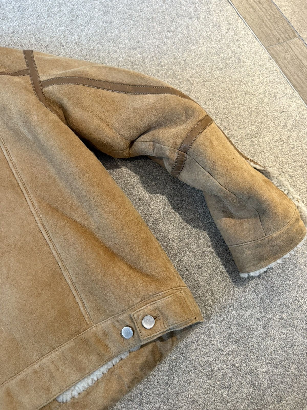 Alexander Wang Alexander Wang Shearling Trucker Khaki Medium / Large Size US M / EU 48-50 / 2 - 9 Thumbnail