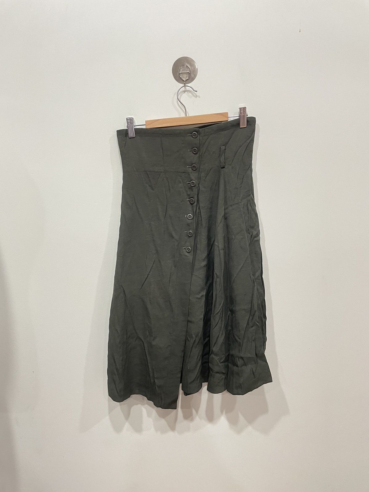 ATSURO TAYAMA Atsuro Tayama Wrap Pleated Skirt Size 27" / US 4 / IT 40 - 1 Thumbnail