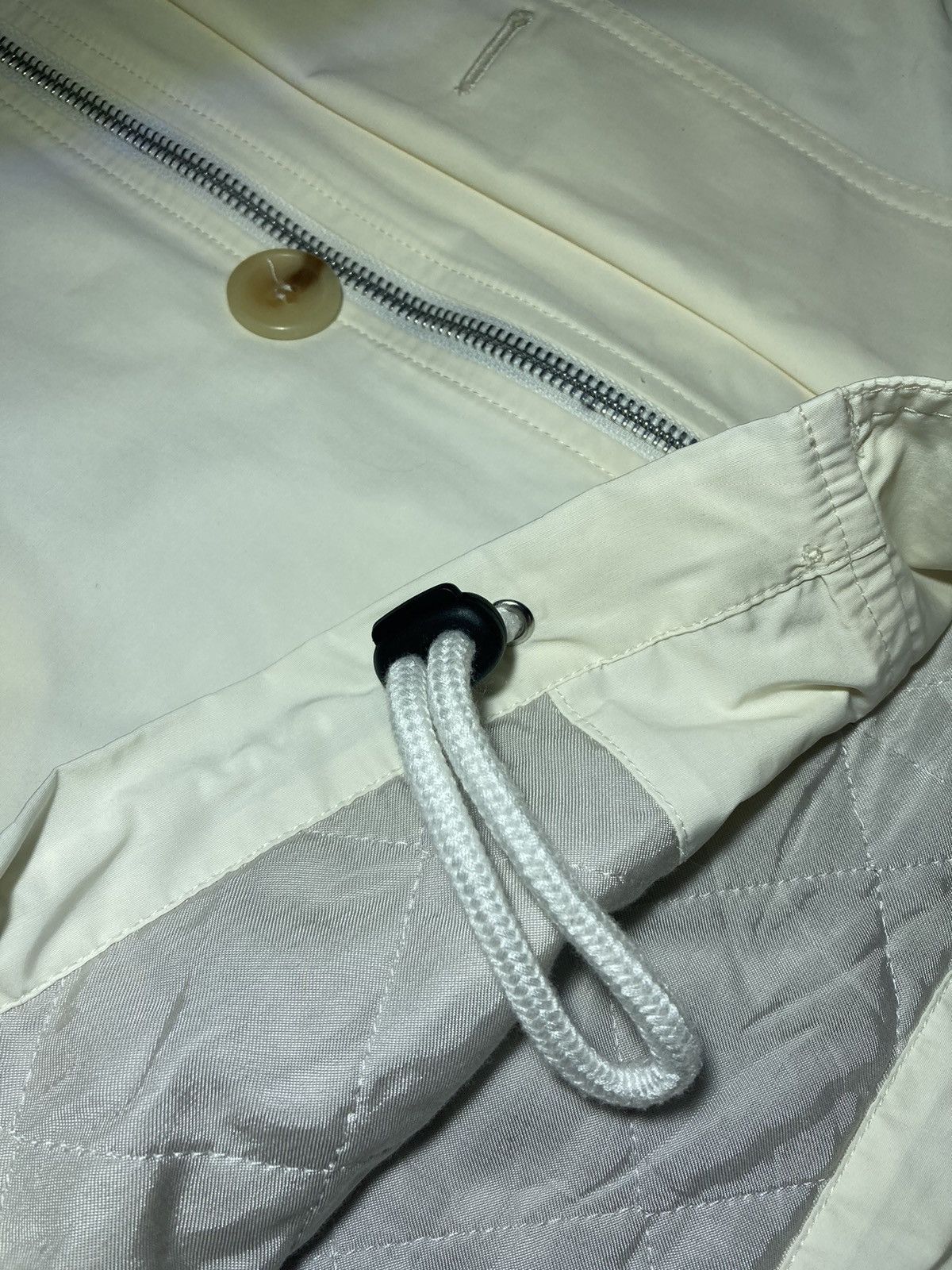 Martine Rose SS19 Martine Rose Cream Zip Up Jacket Rain 2019 MR Be Seen Size US S / EU 44-46 / 1 - 10 Thumbnail