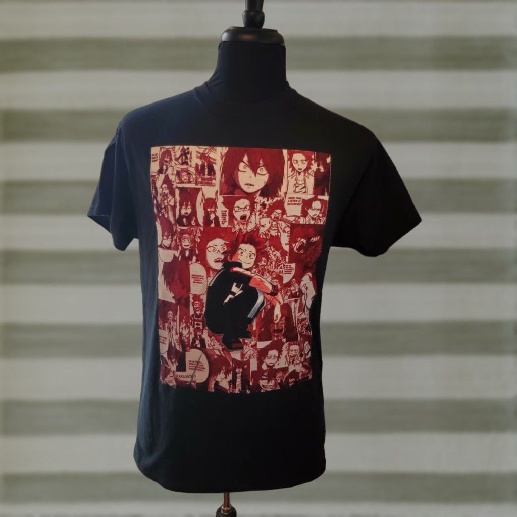 Gildan My Hero Academia Main Characters Black Short Sleeve T Shirt Anime Size Medium Size US M / EU 48-50 / 2 - 1 Preview