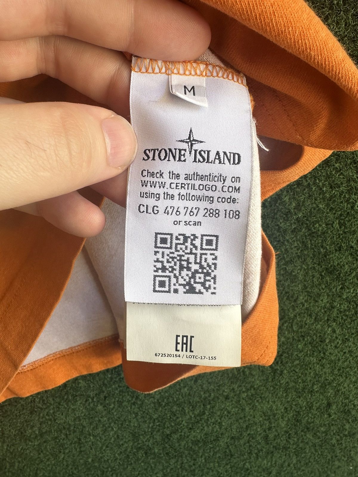 Stone Island × Supreme Supreme x Stone Island tee FW17 Size US M / EU 48-50 / 2 - 4 Thumbnail