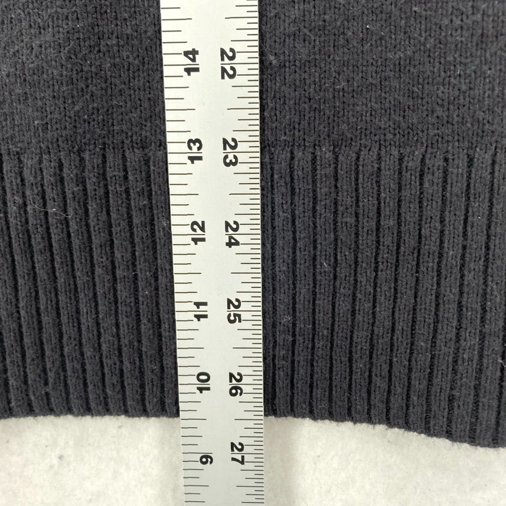 Talbots Talbots Merino Wool Blend Sweater Women's Large Black Mock Neck Button Accent Pullover Size L / US 10 / IT 46 - 7 Thumbnail