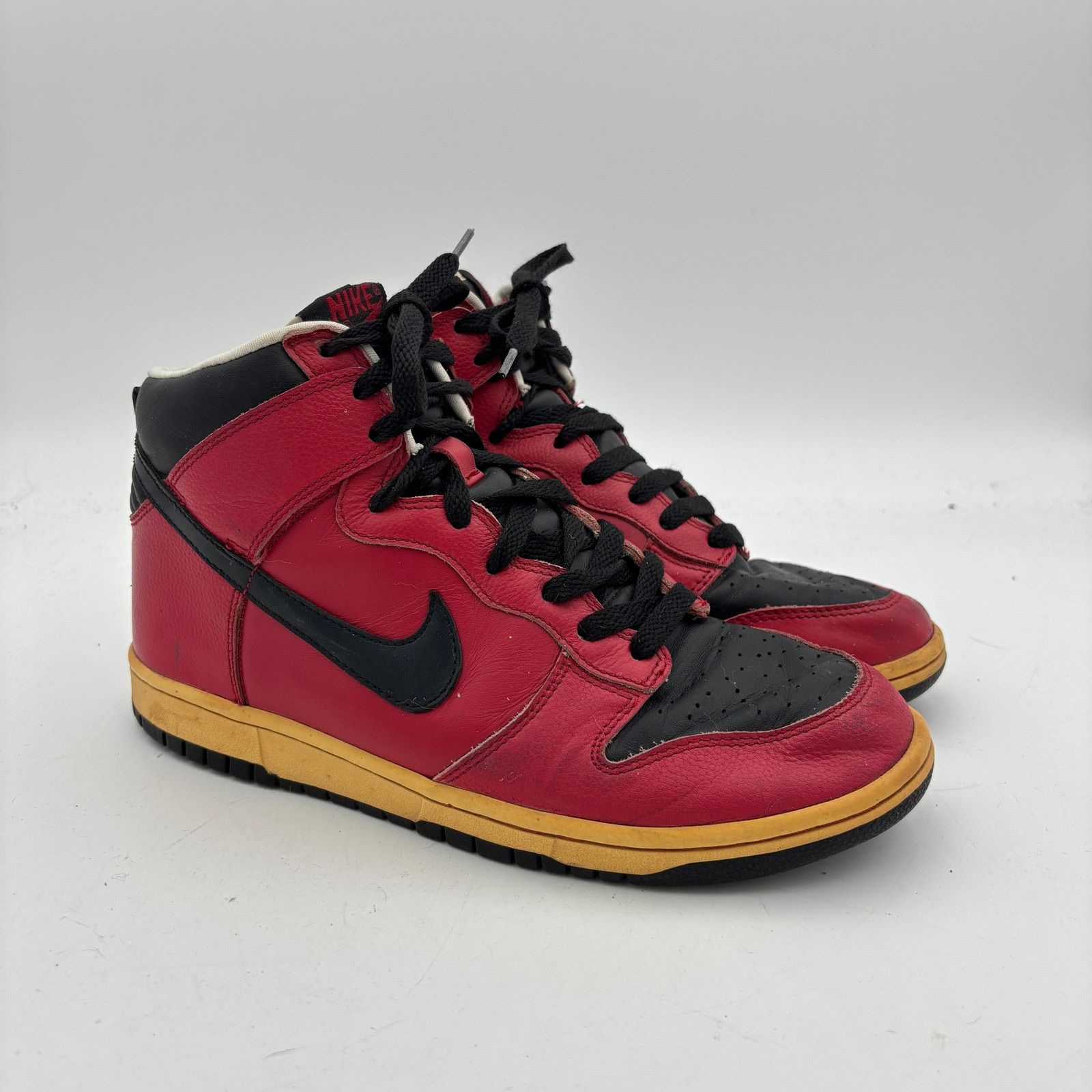 Nike × Vintage Vintage Nike Dunk High Red Sneakers Men's 8.5 309432-601 Size US 8.5 / EU 41-42 - 1 Thumbnail