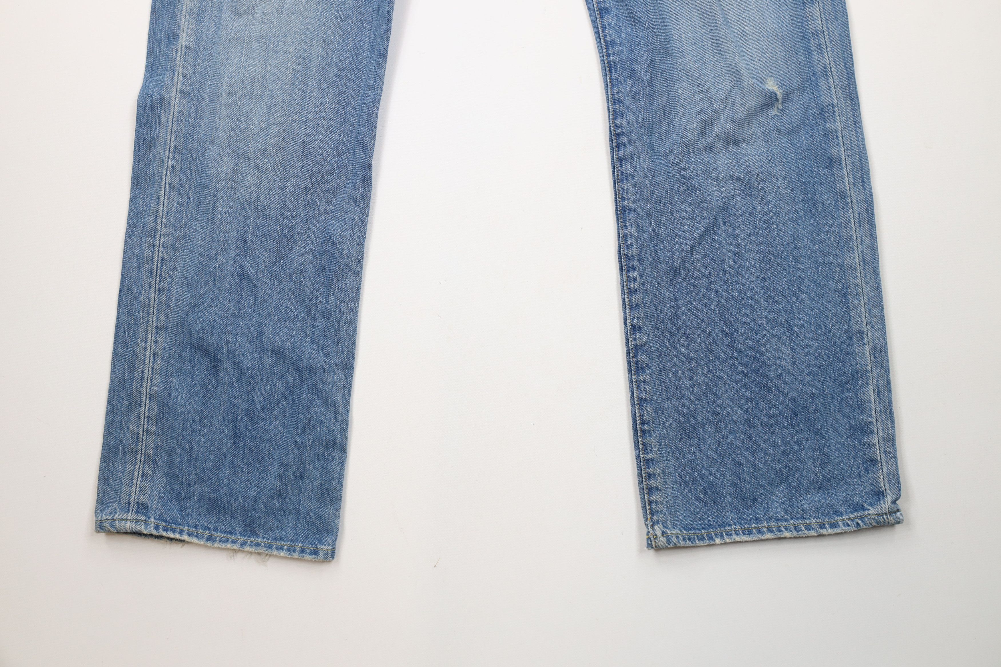 Polo Ralph Lauren × Vintage Vintage Ralph Lauren 67 Vintage Cut Wide Leg Jeans Blue Size US 33 - 4 Thumbnail