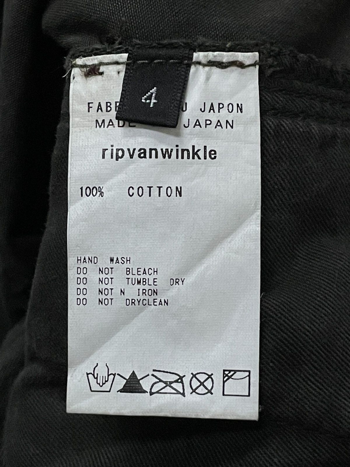 RIPVANWINKLE Rip Van Winkle Japan Wide Leg Silhouette Side Zipper Pants Size US 32 / EU 48 - 23 Thumbnail