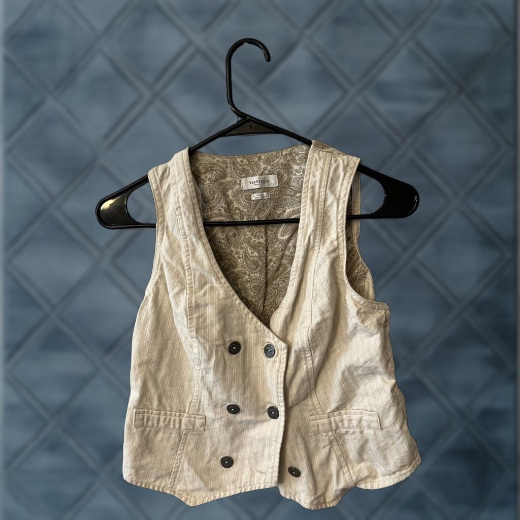 Van Heusen Womens Vest Beige Van Heusen Size S Size S / US 4 / IT 40 - 1 Thumbnail