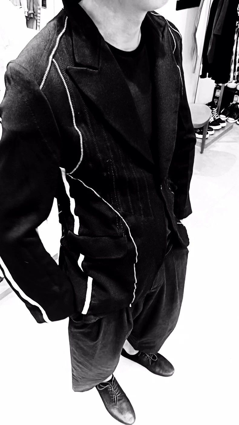 Junya Watanabe SizeM Nylon wrinkled suit