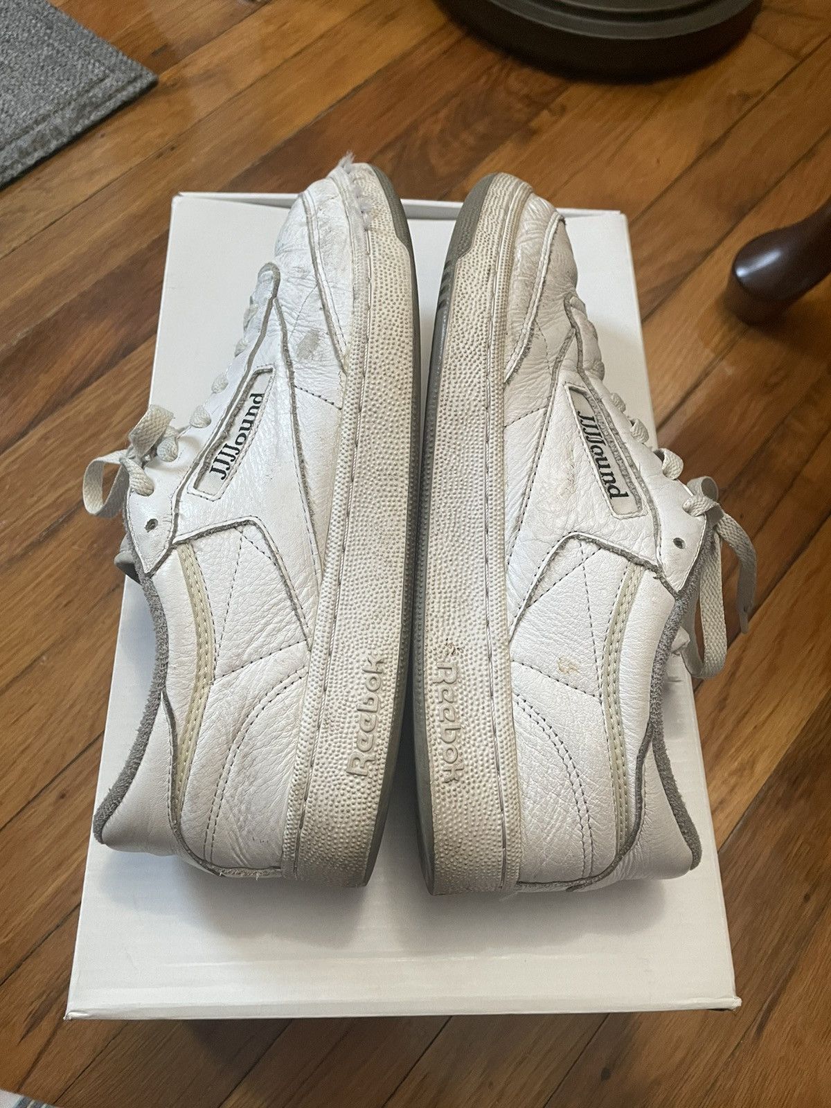 JJJJound × Reebok JJJJound x Reebok | Club C 85 OG White Grey size 10 Size US 10 / EU 43 - 4 Thumbnail