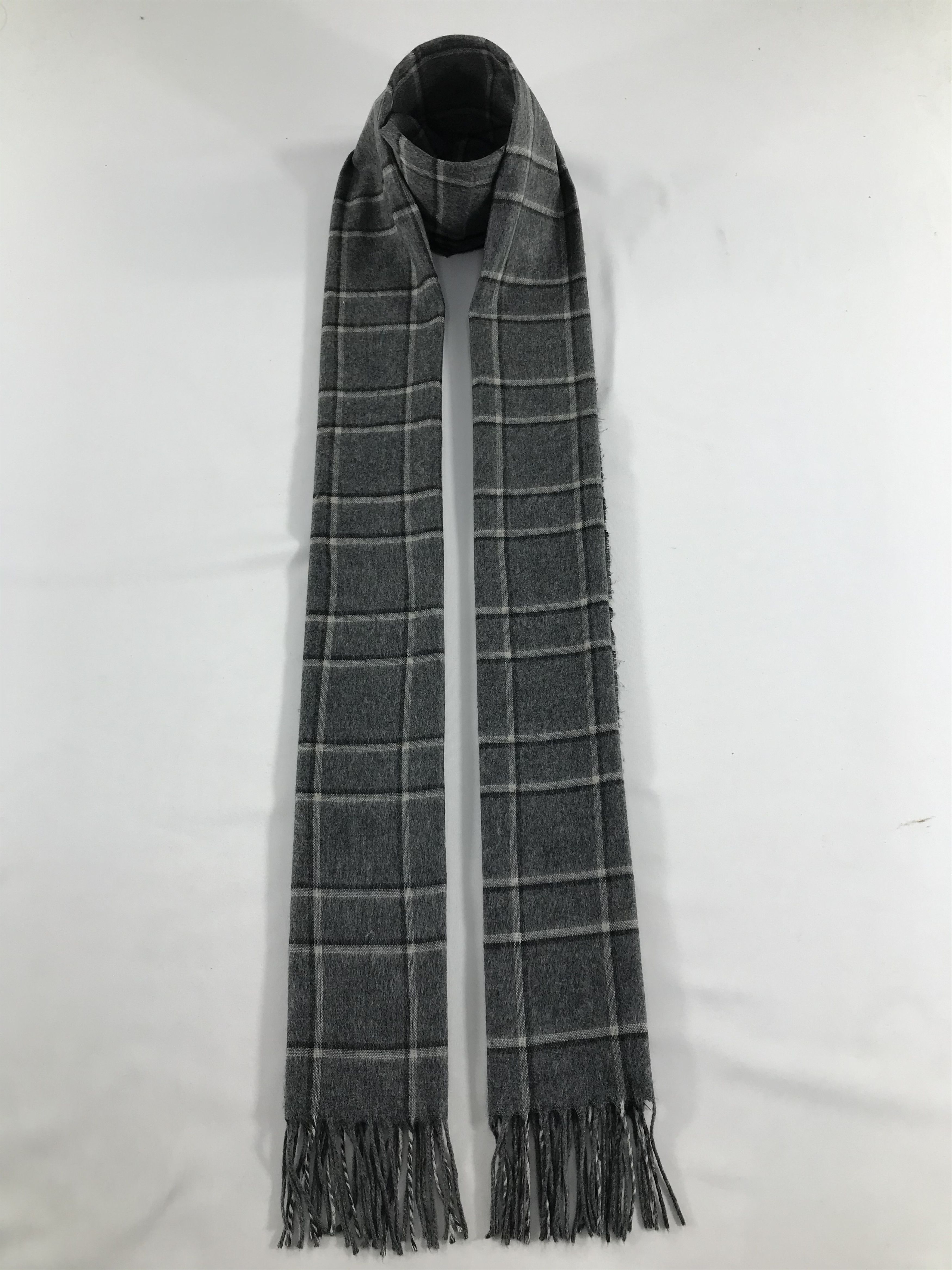 Lanvin Lanvin Tartan Wool Scarf Muffler V537 Size ONE SIZE - 1 Thumbnail