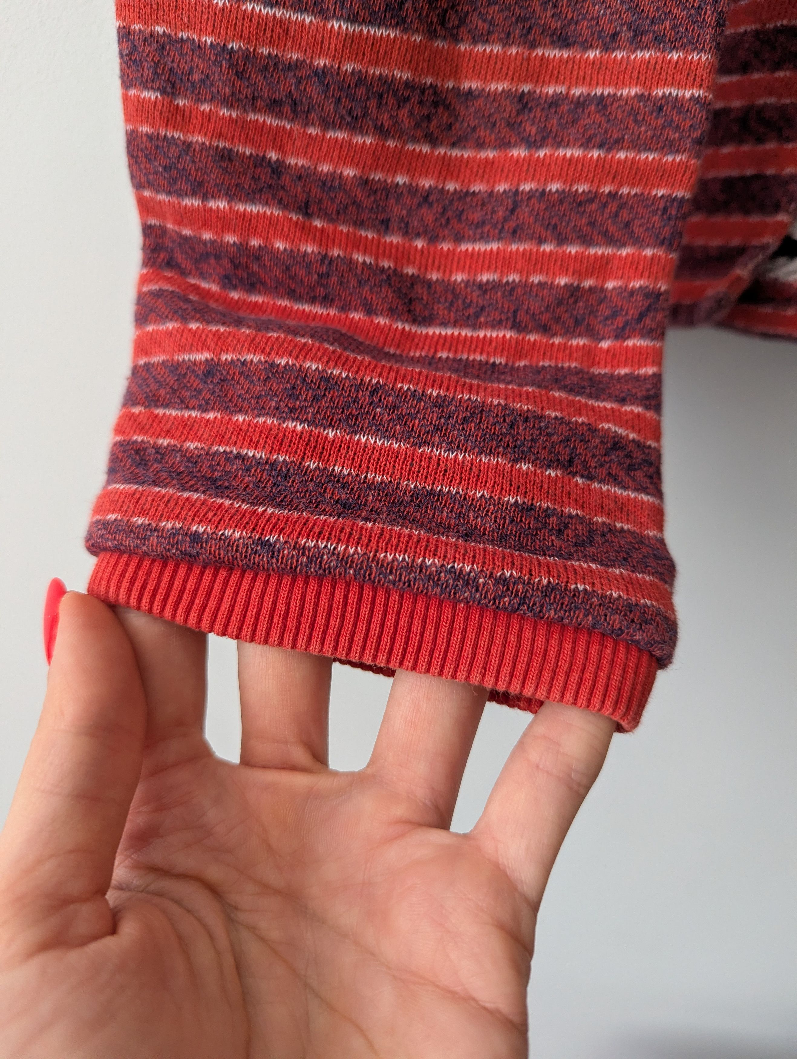 Kenzo Kenzo Paris Tiger Embroidered Sweatshirt Striped Red S M Size M / US 6-8 / IT 42-44 - 5 Thumbnail