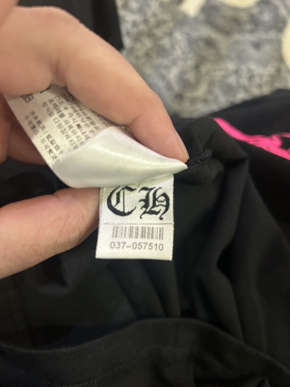 Chrome Hearts Chrome Hearts Pink Foti Long Sleeve T Shirt Size US S / EU 44-46 / 1 - 12 Thumbnail