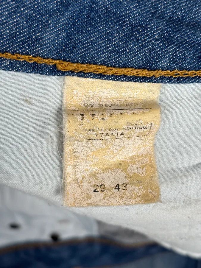Just Cavalli SS2007 Cavalli Baroque Gold Pattern Blue Denim Jeans Size 26" / US 2 / IT 38 - 11 Thumbnail