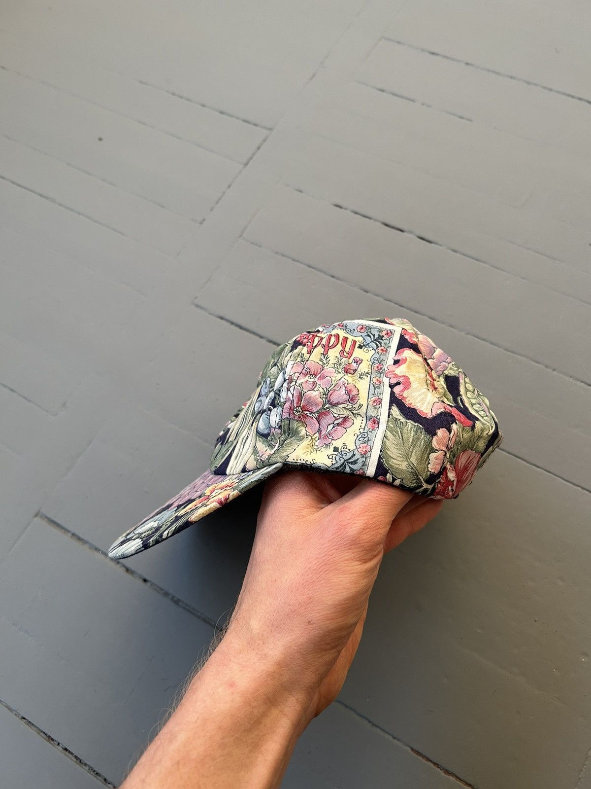 Vintage Vintage floral cap Size ONE SIZE - 3 Thumbnail