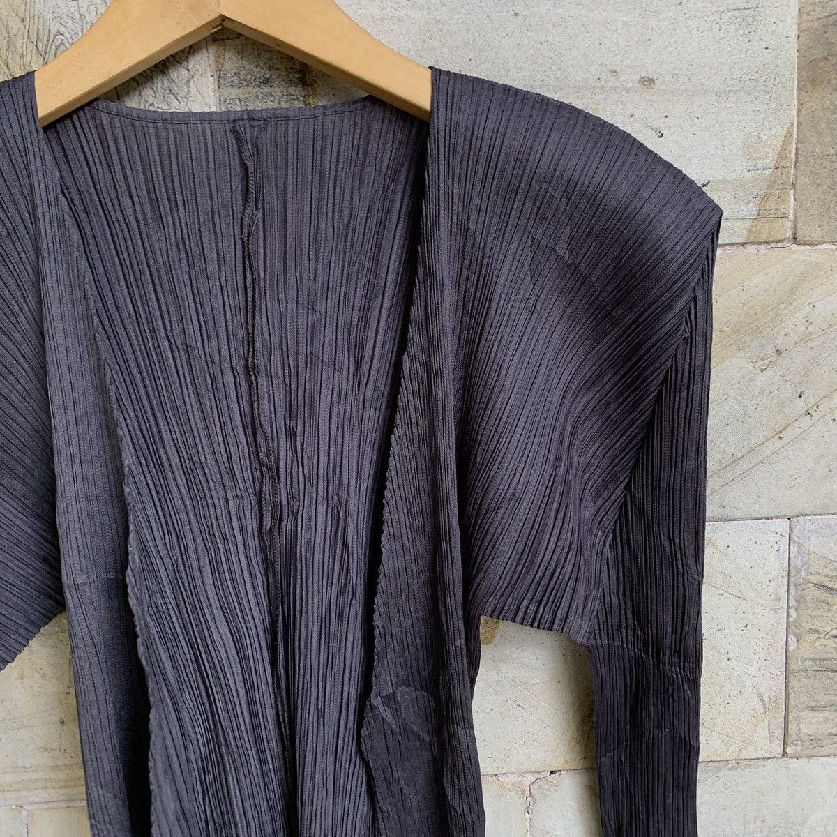 Pleats Please Issey Miyake Rare Vintage Pleats Please By Issey Miyake Haori Cardigan Size L / US 10 / IT 46 - 4 Thumbnail