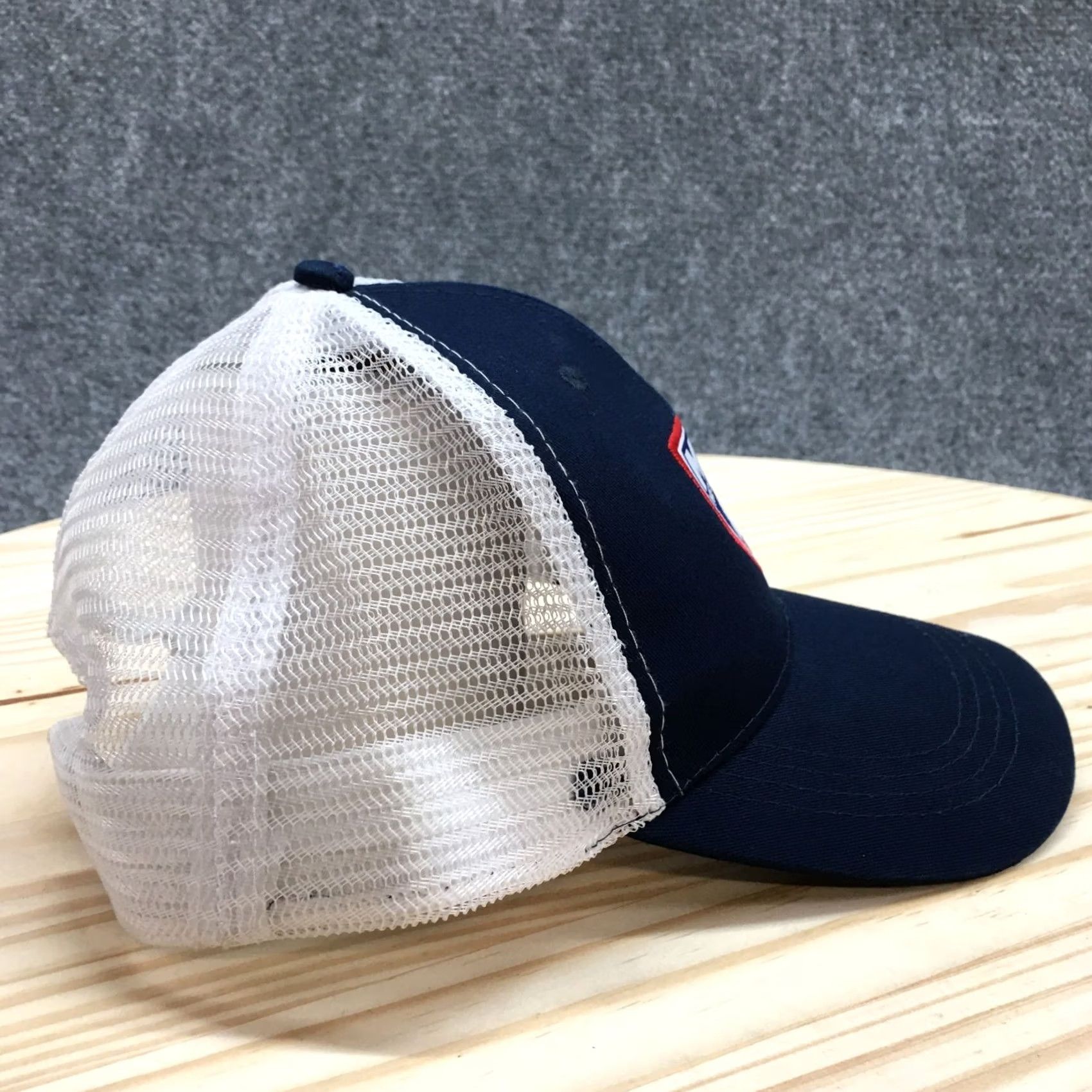 MLB BDA Sports MLB Network Trucker Hat Unisex Blue OSFA Curved Brim Embroidered Logo Hat Size ONE SIZE - 6 Thumbnail