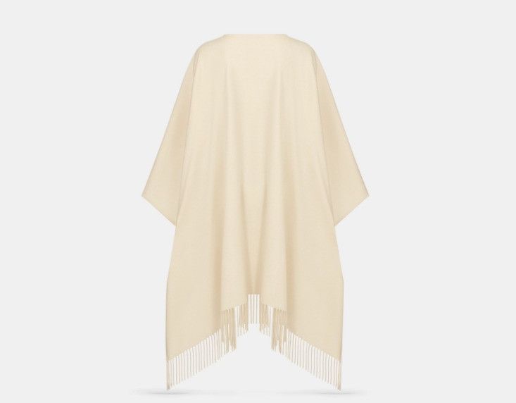 Dior o1w1db10425 41ALA37 Size: OS / Poncho in Off-White Size ONE SIZE - 2 Thumbnail