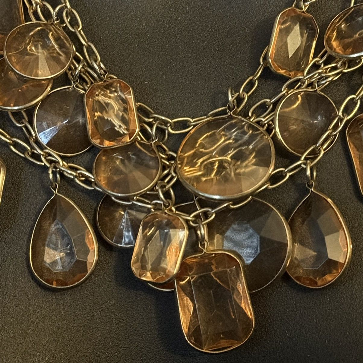 J.Crew J.Crew multi chain chunky amber stones statement necklace Size ONE SIZE - 4 Thumbnail