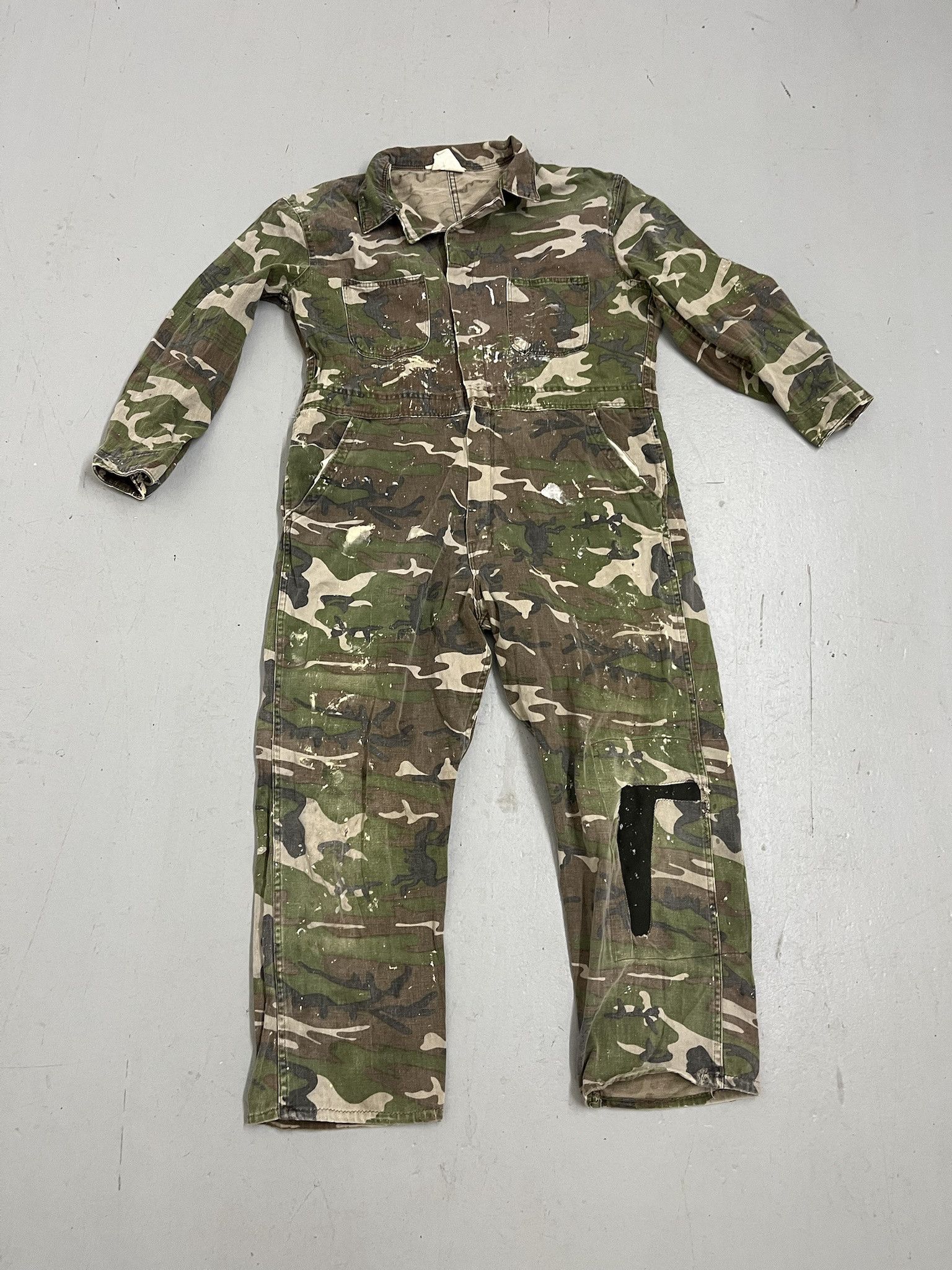 Carhartt Vintage 1990s Ranger Camo Distressed One Piece Coverall Size XL Size US XL / EU 56 / 4 - 1 Thumbnail