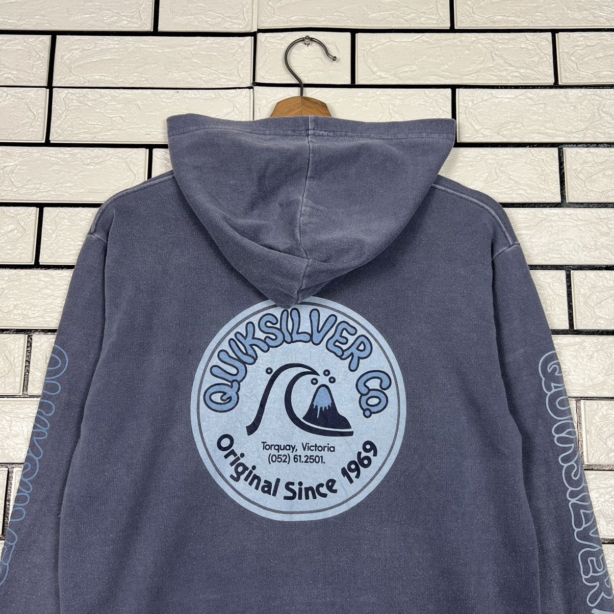 Quiksilver QUIKSILVER Big Logo Pullover Hoodie Sweatshirt #4106-C187 Size US S / EU 44-46 / 1 - 2 Thumbnail