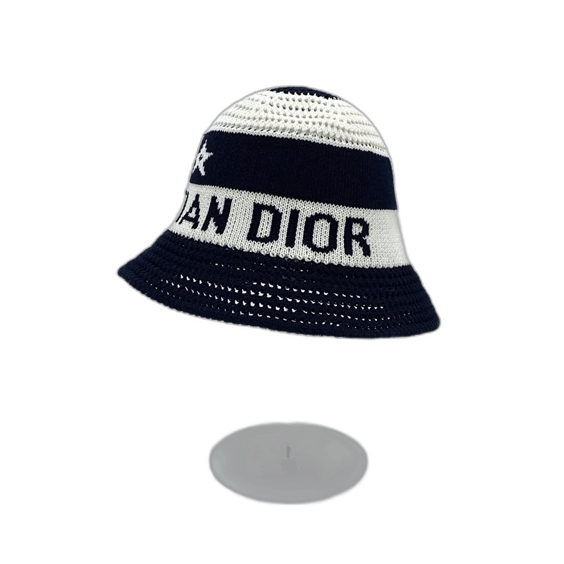 Dior Christian Dior Colorful Cotton Knitted Fisherman Hat-2505 Size ONE SIZE - 1 Thumbnail