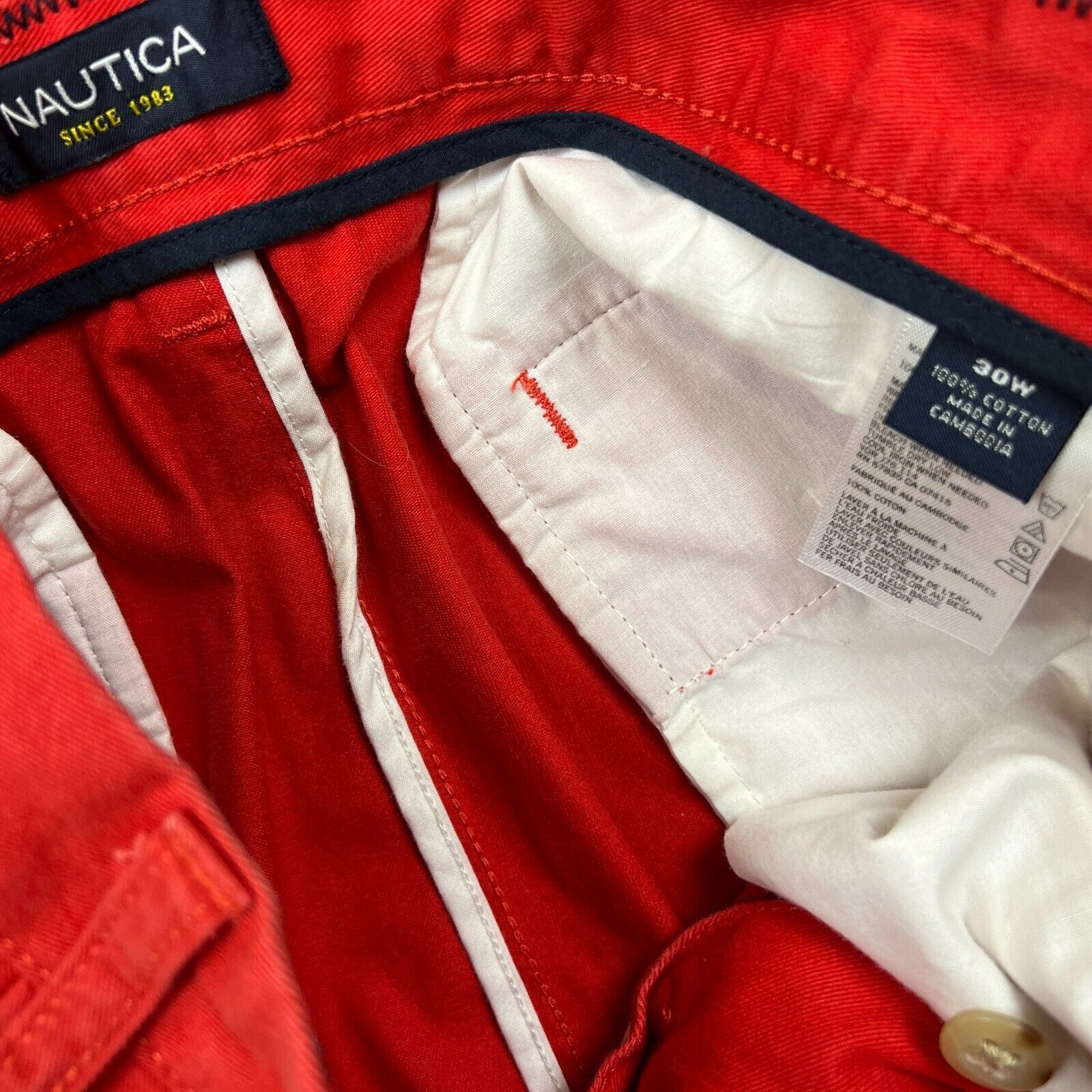 Nautica × Vintage Nautica Shorts sz 30 Logo Preppy Casual Chino Outdoor Pants Size US 30 / EU 46 - 5 Thumbnail