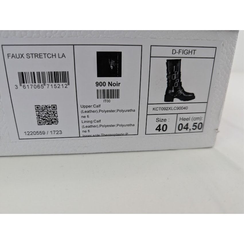 Dior o1rshd1 Christian Zip Detailed Buckled Boots in Black Size US 10 / IT 40 - 24 Thumbnail