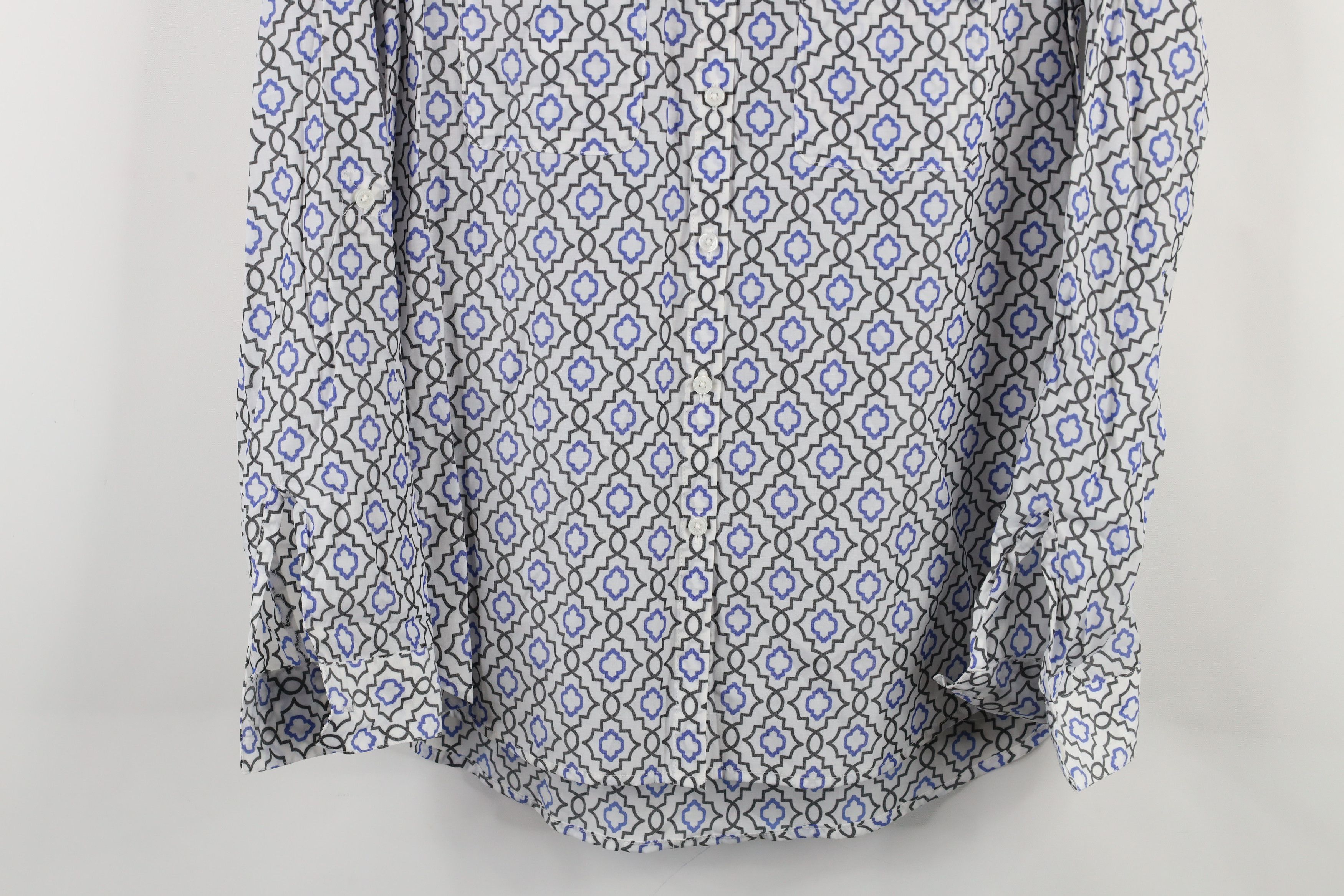 Express × Vintage New Express The City Long Sleeve Collared Button Shirt Size XS / US 0-2 / IT 36-38 - 3 Thumbnail