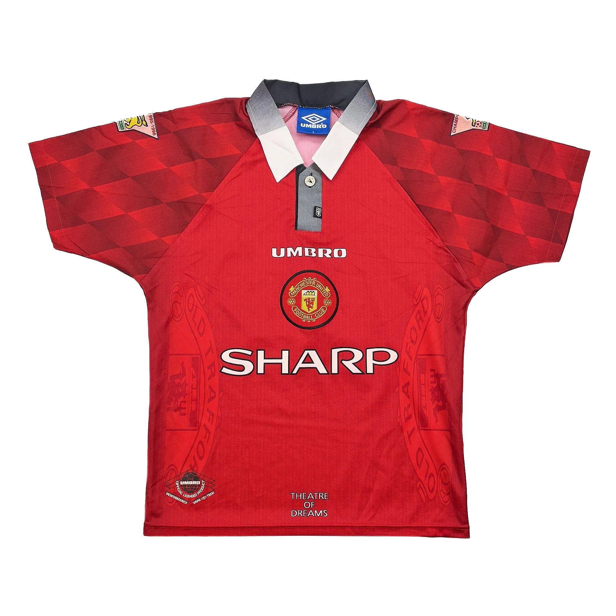 Other 1996/98 Manchester United Beckham #10 Home Jersey Size US L / EU 52-54 / 3 - 2 Thumbnail